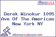 Derek Winokur 1095 Ave Of The Americas New York NY