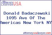 Donald Badaczewski 1095 Ave Of The Americas New York NY