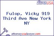 Fulop, Vicky 919 Third Ave New York NY