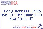 Gary Mennitt 1095 Ave Of The Americas New York NY
