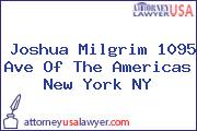 Joshua Milgrim 1095 Ave Of The Americas New York NY