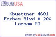 Kbuettner 4601 Forbes Blvd # 200 Lanham MD