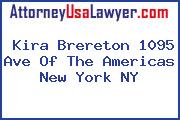 Kira Brereton 1095 Ave Of The Americas New York NY