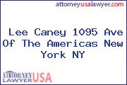 Lee Caney 1095 Ave Of The Americas New York NY
