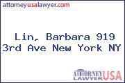 Lin, Barbara 919 3rd Ave New York NY