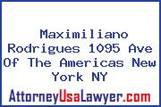 Maximiliano Rodrigues 1095 Ave Of The Americas New York NY