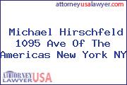 Michael Hirschfeld 1095 Ave Of The Americas New York NY