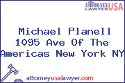 Michael Planell 1095 Ave Of The Americas New York NY
