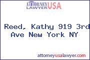 Reed, Kathy 919 3rd Ave New York NY