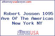 Robert Jossen 1095 Ave Of The Americas New York NY