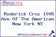 Roderick Cruz 1095 Ave Of The Americas New York NY