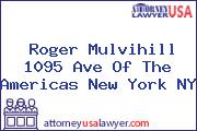 Roger Mulvihill 1095 Ave Of The Americas New York NY