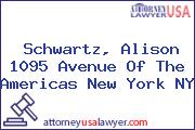 Schwartz, Alison 1095 Avenue Of The Americas New York NY