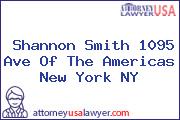 Shannon Smith 1095 Ave Of The Americas New York NY
