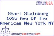 Shari Steinberg 1095 Ave Of The Americas New York NY