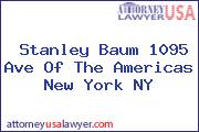 Stanley Baum 1095 Ave Of The Americas New York NY