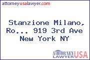 Stanzione Milano, Ro... 919 3rd Ave New York NY