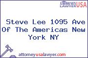 Steve Lee 1095 Ave Of The Americas New York NY