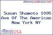 Susan Shamoto 1095 Ave Of The Americas New York NY