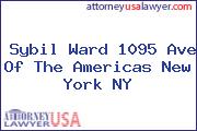 Sybil Ward 1095 Ave Of The Americas New York NY