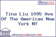 Tina Liu 1095 Ave Of The Americas New York NY