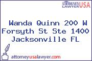 Wanda Quinn 200 W Forsyth St Ste 1400 Jacksonville FL