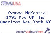 Yvonne McKenzie 1095 Ave Of The Americas New York NY