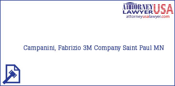 Telephone, Address and other contact data of Campanini, Fabrizio, Saint Paul, MN, USA