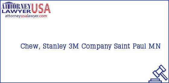 Telephone, Address and other contact data of Chew, Stanley, Saint Paul, MN, USA
