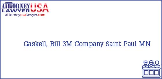 Telephone, Address and other contact data of Gaskell, Bill, Saint Paul, MN, USA