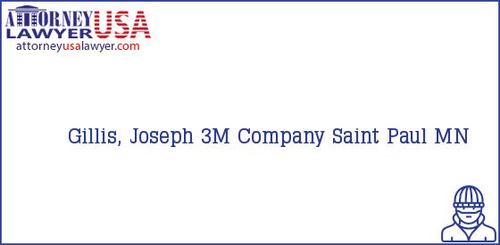 Telephone, Address and other contact data of Gillis, Joseph, Saint Paul, MN, USA