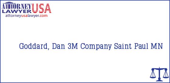 Telephone, Address and other contact data of Goddard, Dan, Saint Paul, MN, USA