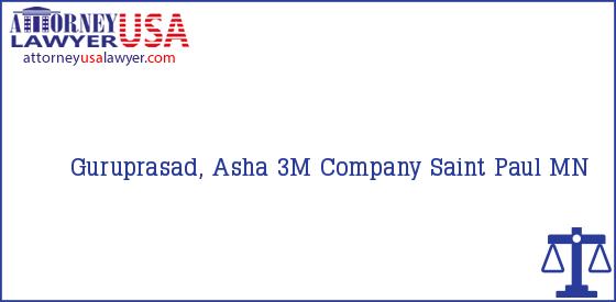 Telephone, Address and other contact data of Guruprasad, Asha, Saint Paul, MN, USA