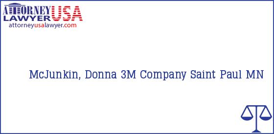 Telephone, Address and other contact data of McJunkin, Donna, Saint Paul, MN, USA