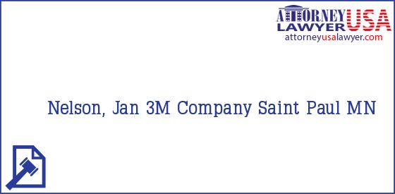Telephone, Address and other contact data of Nelson, Jan, Saint Paul, MN, USA