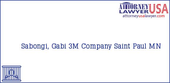 Telephone, Address and other contact data of Sabongi, Gabi, Saint Paul, MN, USA