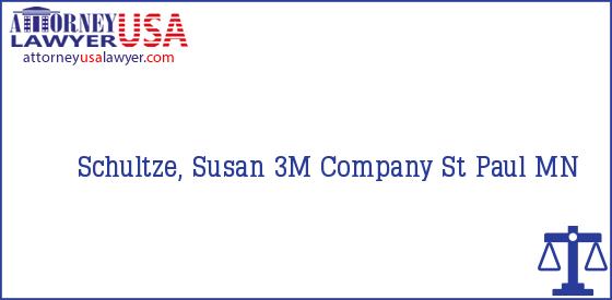 Telephone, Address and other contact data of Schultze, Susan, St Paul, MN, USA
