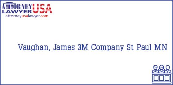 Telephone, Address and other contact data of Vaughan, James, St Paul, MN, USA
