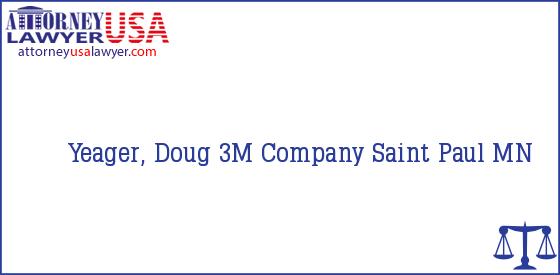 Telephone, Address and other contact data of Yeager, Doug, Saint Paul, MN, USA