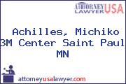 Achilles, Michiko 3M Center Saint Paul MN