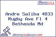 Andre Saliba 4833 Rugby Ave Fl 4 Bethesda Md