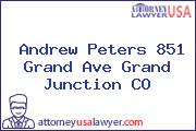 Andrew Peters 851 Grand Ave Grand Junction CO