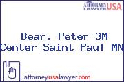 Bear, Peter 3M Center Saint Paul MN