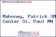 Mahoney, Patrick 3M Center St. Paul MN
