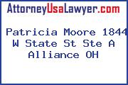 Patricia Moore 1844 W State St Ste A Alliance OH