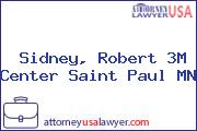 Sidney, Robert 3M Center Saint Paul MN