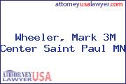 Wheeler, Mark 3M Center Saint Paul MN