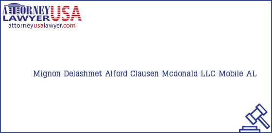 Telephone, Address and other contact data of Mignon Delashmet, Mobile, AL, USA