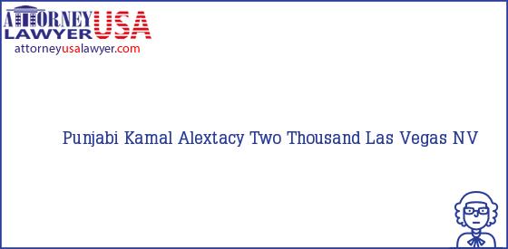 Telephone, Address and other contact data of Punjabi Kamal, Las Vegas, NV, USA