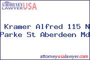 Kramer Alfred 115 N Parke St Aberdeen Md